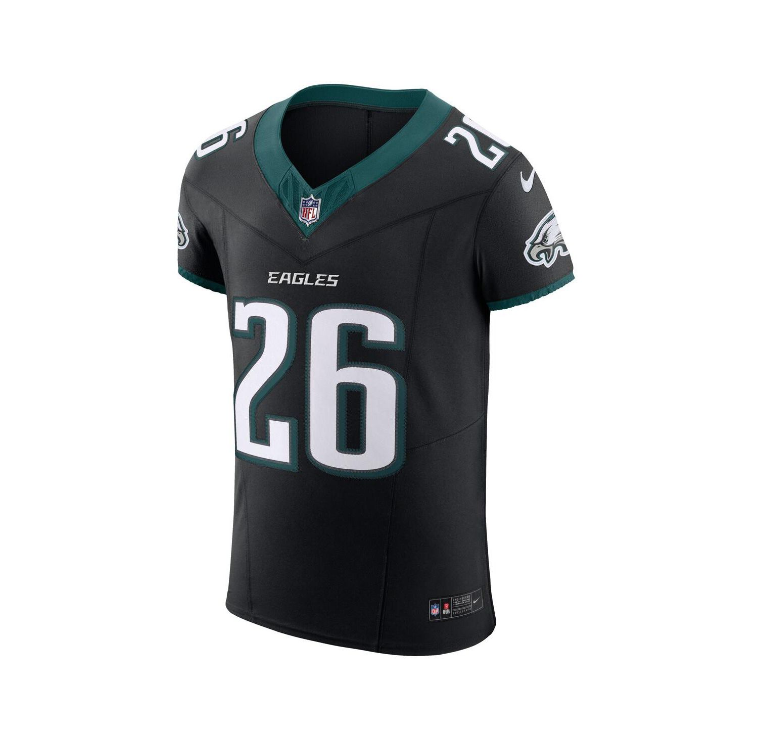 Men's Saquon Barkley Black Philadelphia Eagles Alternate Vapor F.U.S.E. Elite Jersey