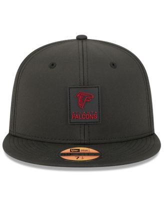Men's Black Atlanta Falcons 2025 Sideline 59FIFTY Fitted Hat