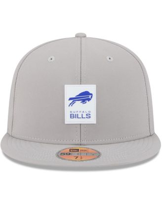 Men's Gray Buffalo Bills 2025 Sideline 59FIFTY Fitted Hat