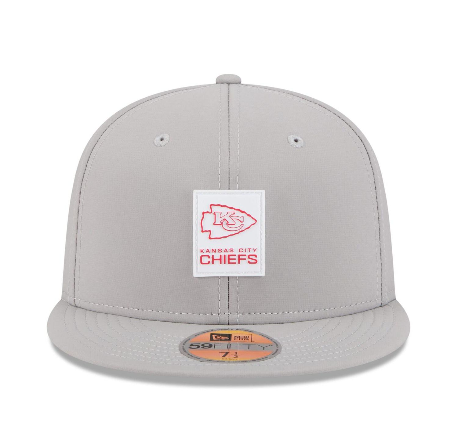 Men's Gray Kansas City Chiefs 2025 Sideline 59FIFTY Fitted Hat