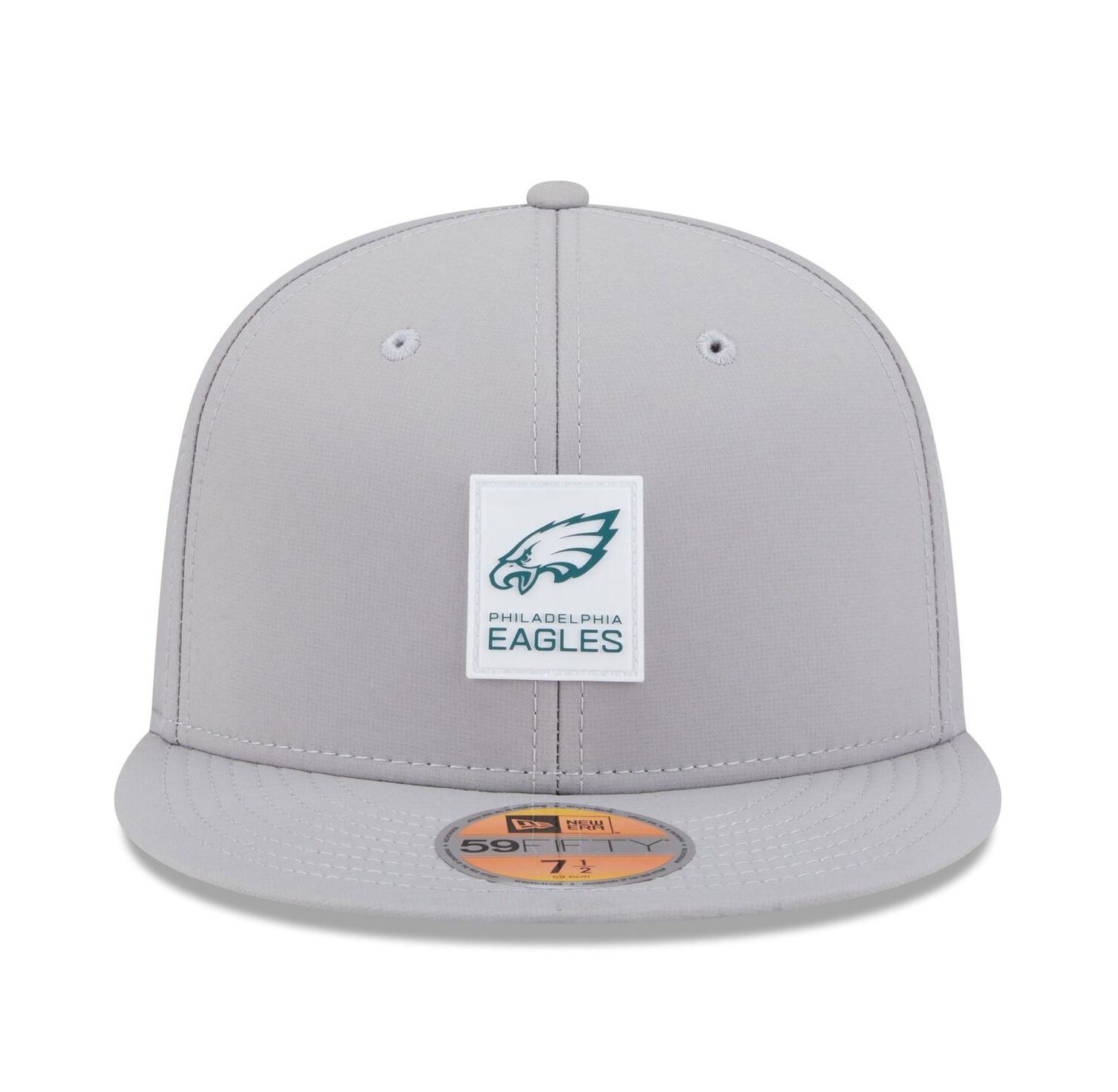 Men's Gray Philadelphia Eagles 2025 Sideline 59FIFTY Fitted Hat
