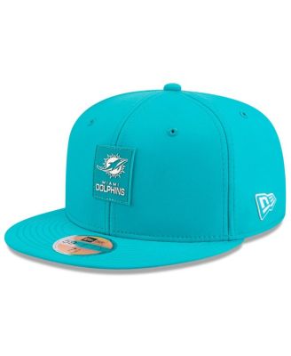 New Era - Men's Aqua Miami Dolphins 2025 Sideline 59FIFTY Fitted Hat
