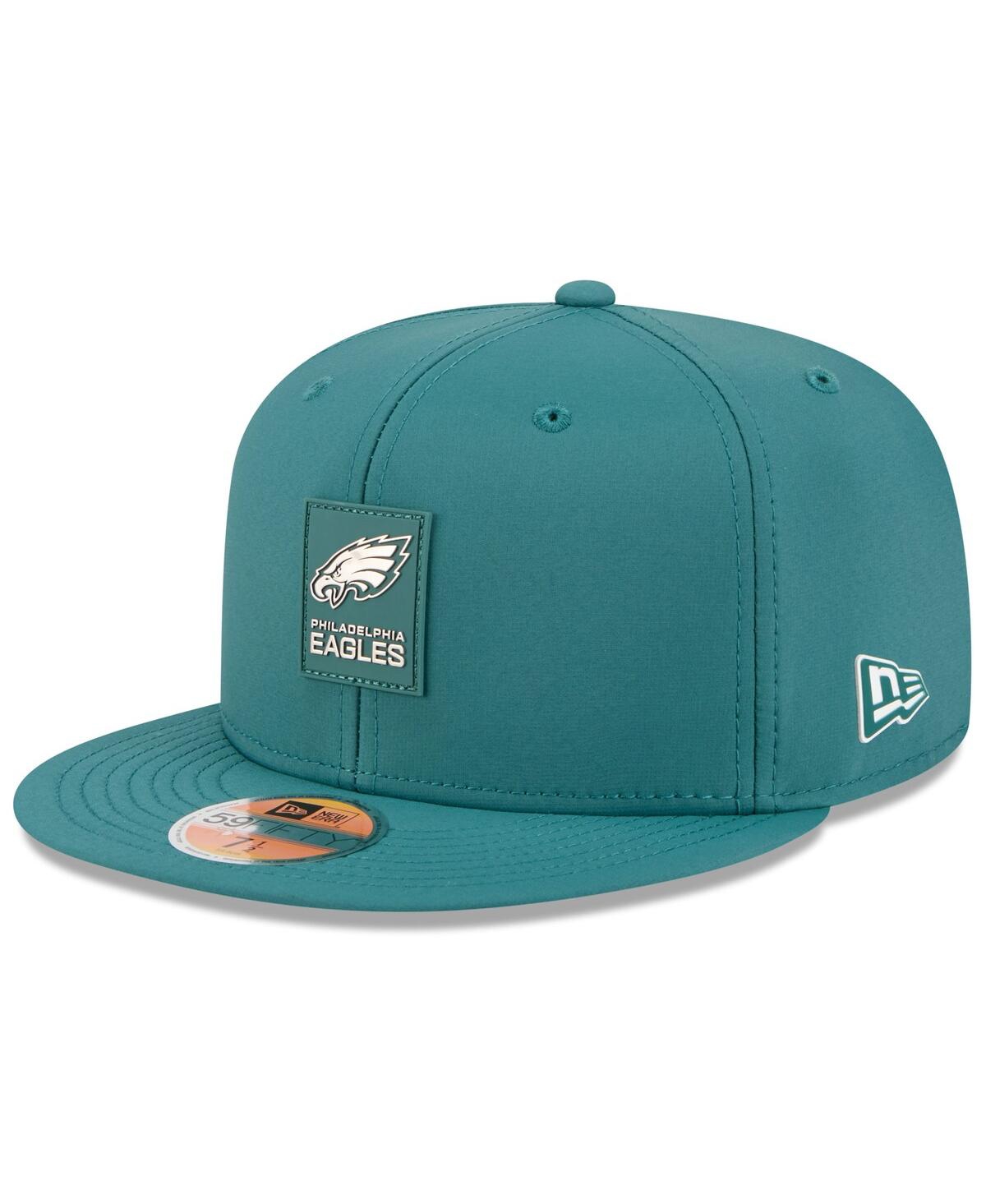 New Era Men's Midnight Green Philadelphia Eagles 2025 Sideline 59FIFTY Fitted Hat - Green