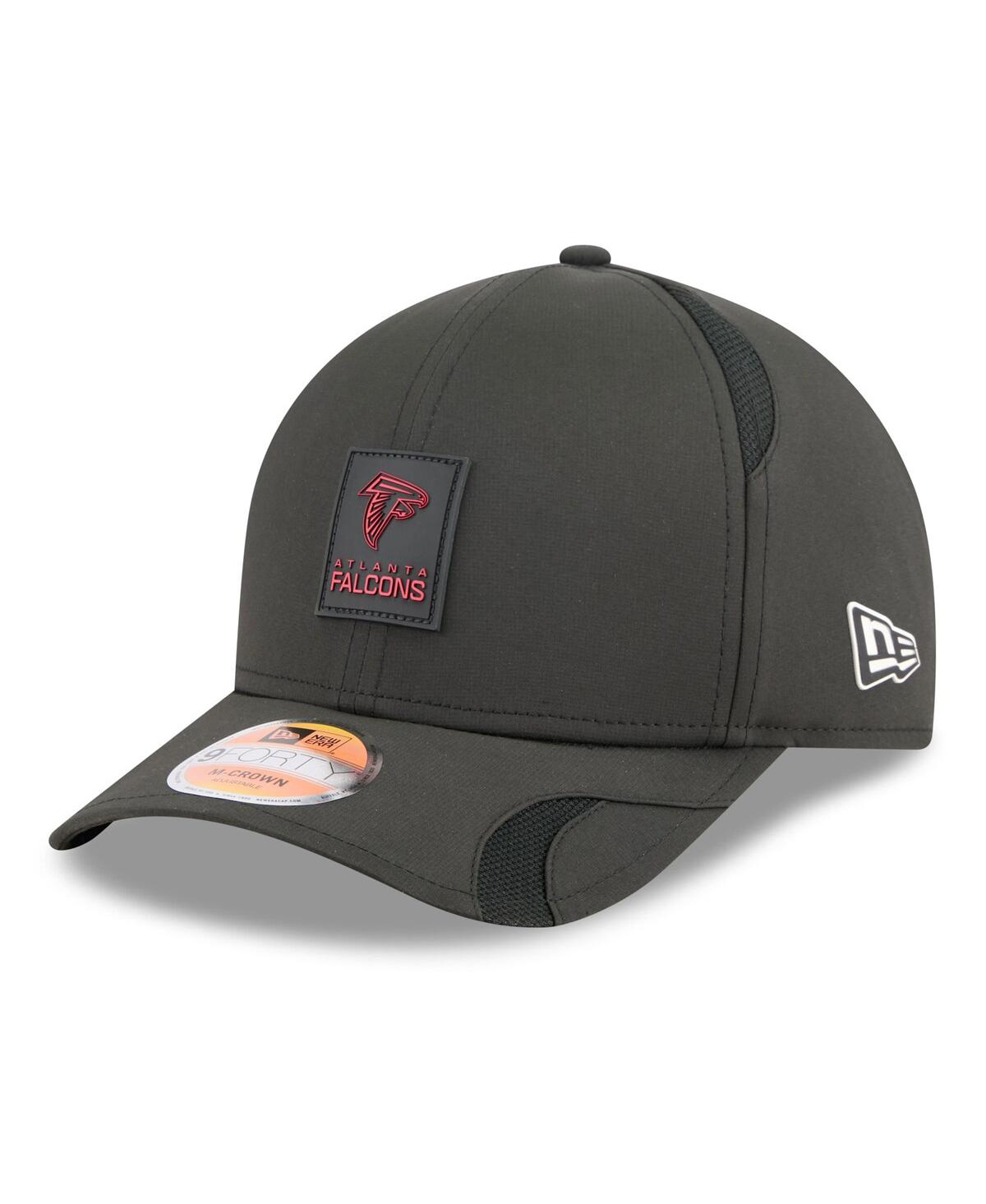 New Era Big Boys And Girls Black Atlanta Falcons 2025 Sideline 9forty Adjustable Hat In Green