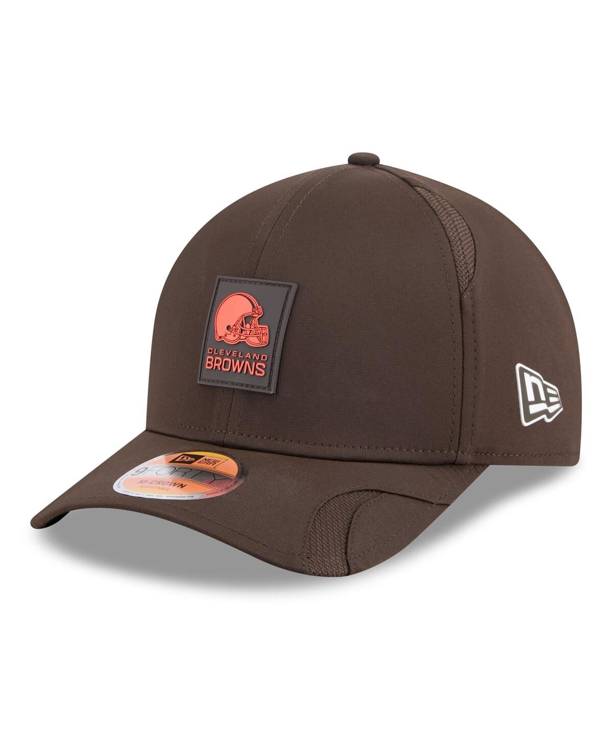 New Era Big Boys And Girls Brown Cleveland Browns 2025 Sideline 9forty Adjustable Hat In Brown