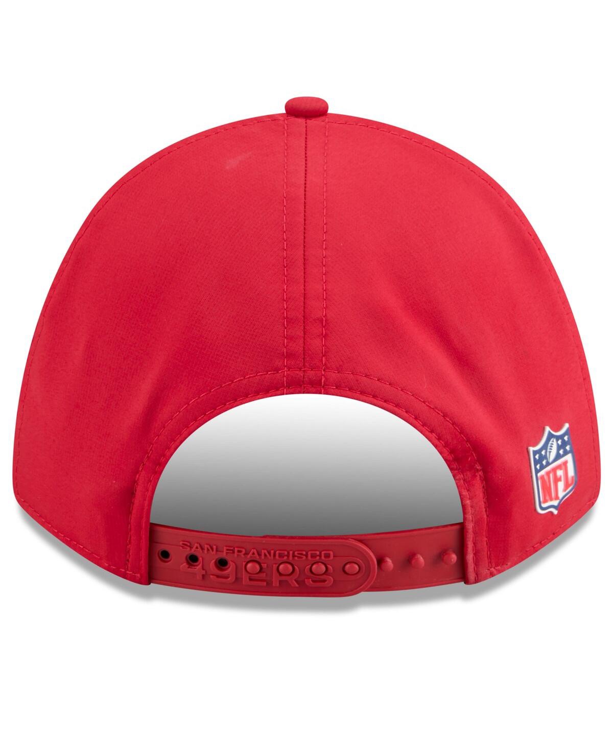 New Era Big Boys And Girls Scarlet San Francisco 49ers 2025 Sideline 9forty Adjustable Hat In Red