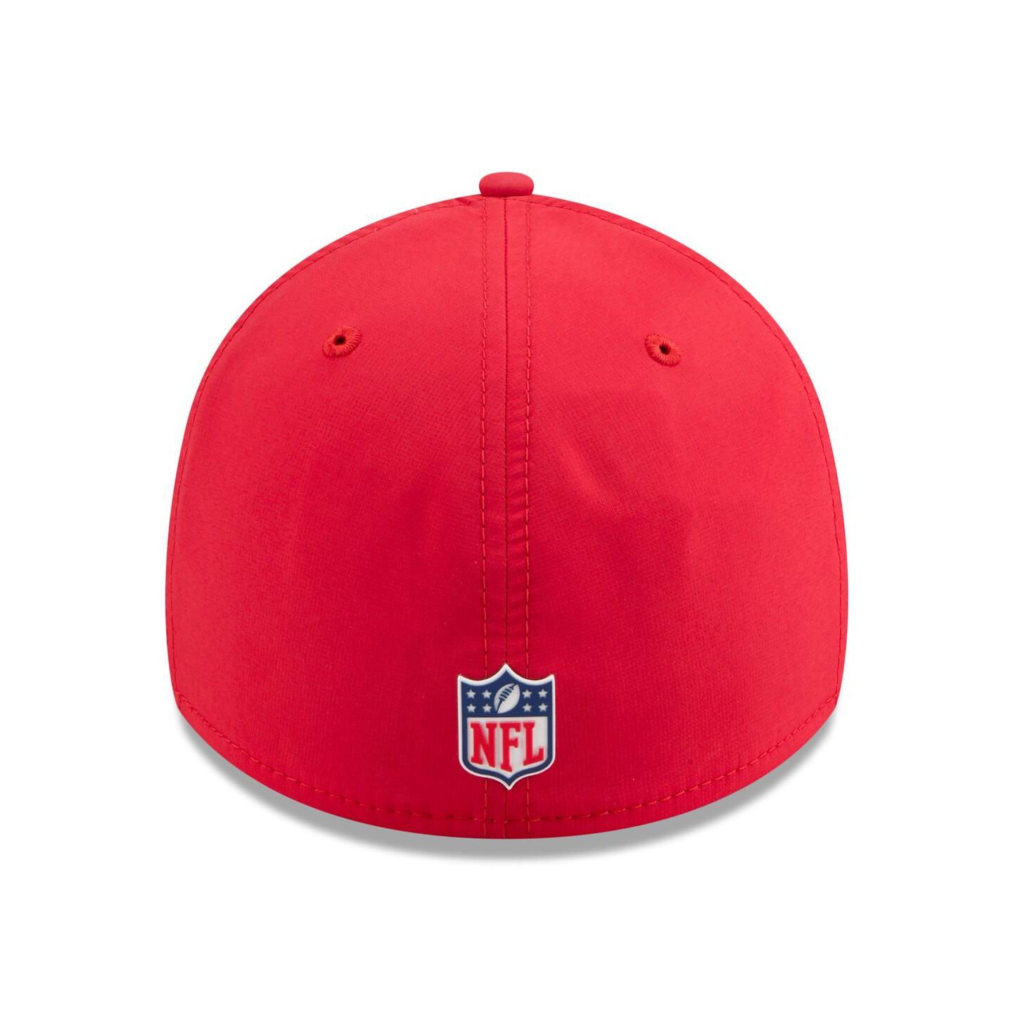 Мужская кепка New Era Red Kansas City Chiefs 2025 Sideline 39THIRTY Flex Hat — фото 3