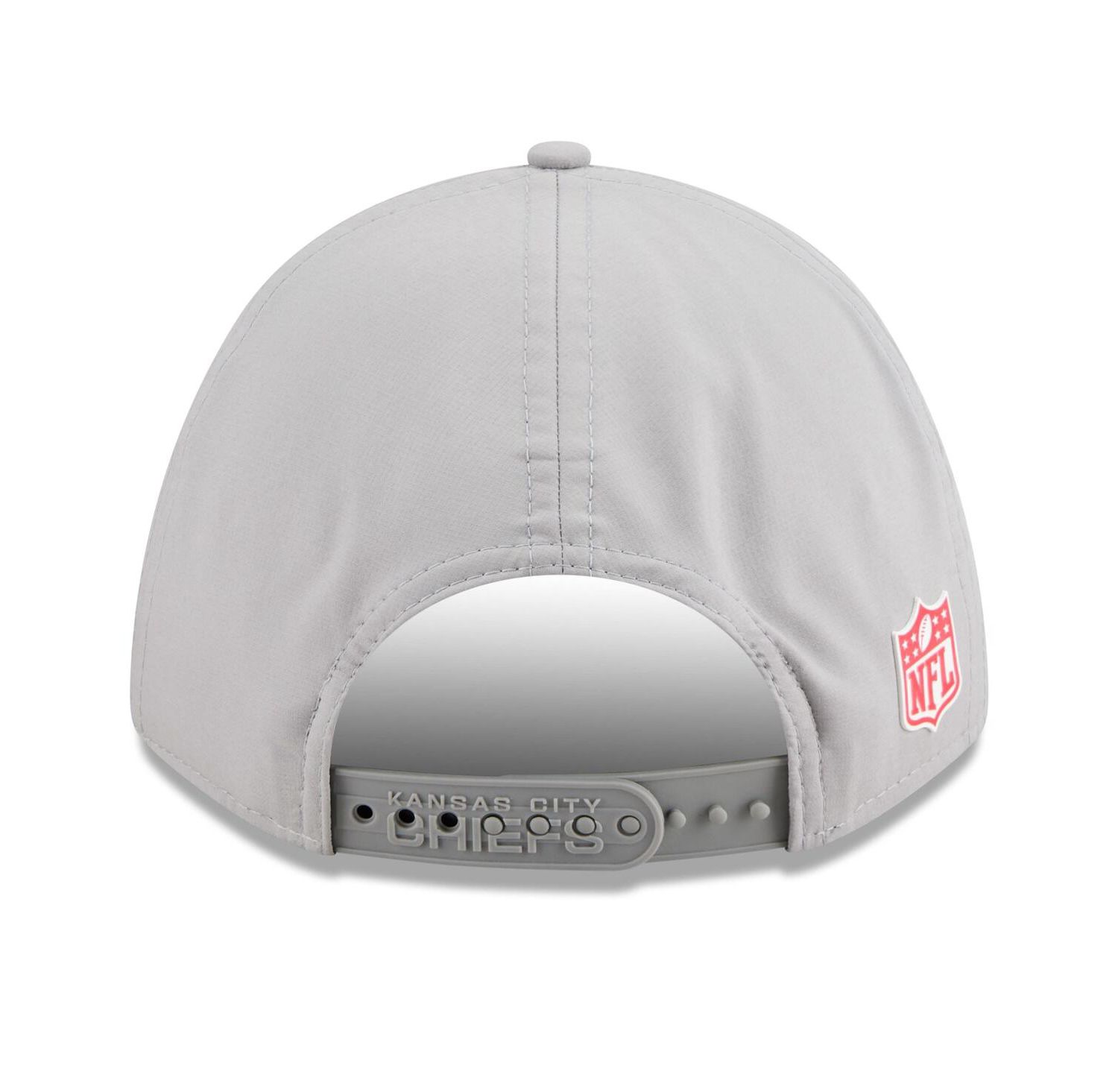 Men's Gray Kansas City Chiefs 2025 Sideline M-Crown 9FORTY Adjustable Hat