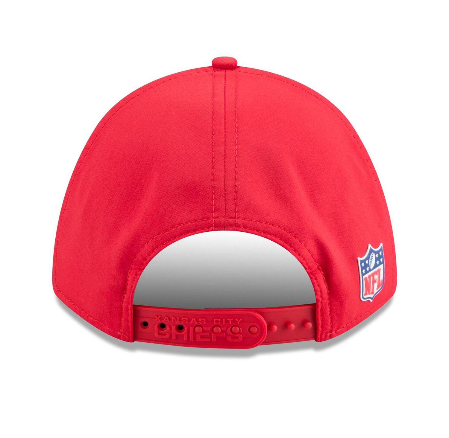 Men's Red Kansas City Chiefs 2025 Sideline M-Crown 9FORTY Adjustable Hat