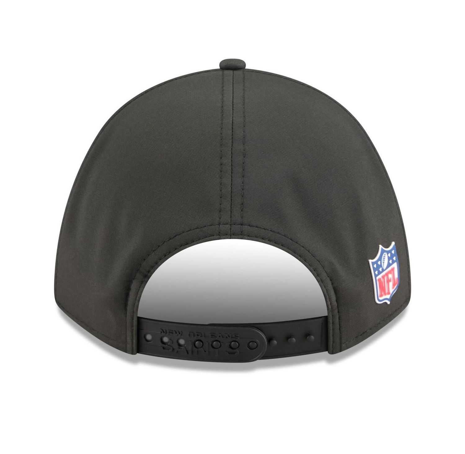 Men's Black New Orleans Saints 2025 Sideline M-Crown 9FORTY Adjustable Hat