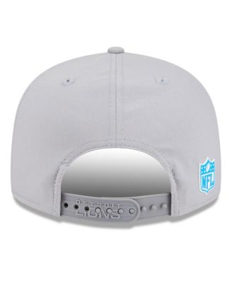 Men's Gray Detroit Lions 2025 Sideline Split Panel 9FIFTY Snapback Hat