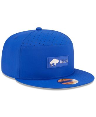 Men's Royal Buffalo Bills 2025 Sideline Throwback Split Panel 9FIFTY Snapback Hat