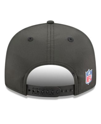 Men's Black Cincinnati Bengals 2025 Sideline Split Panel 9FIFTY Snapback Hat