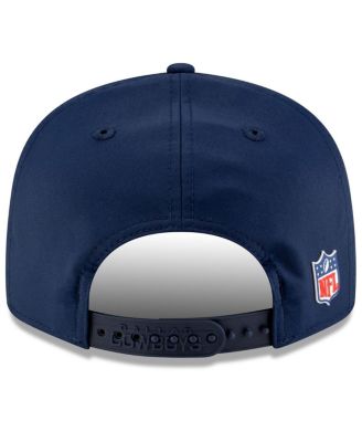 Men's Navy Dallas Cowboys 2025 Sideline Split Panel 9FIFTY Snapback Hat