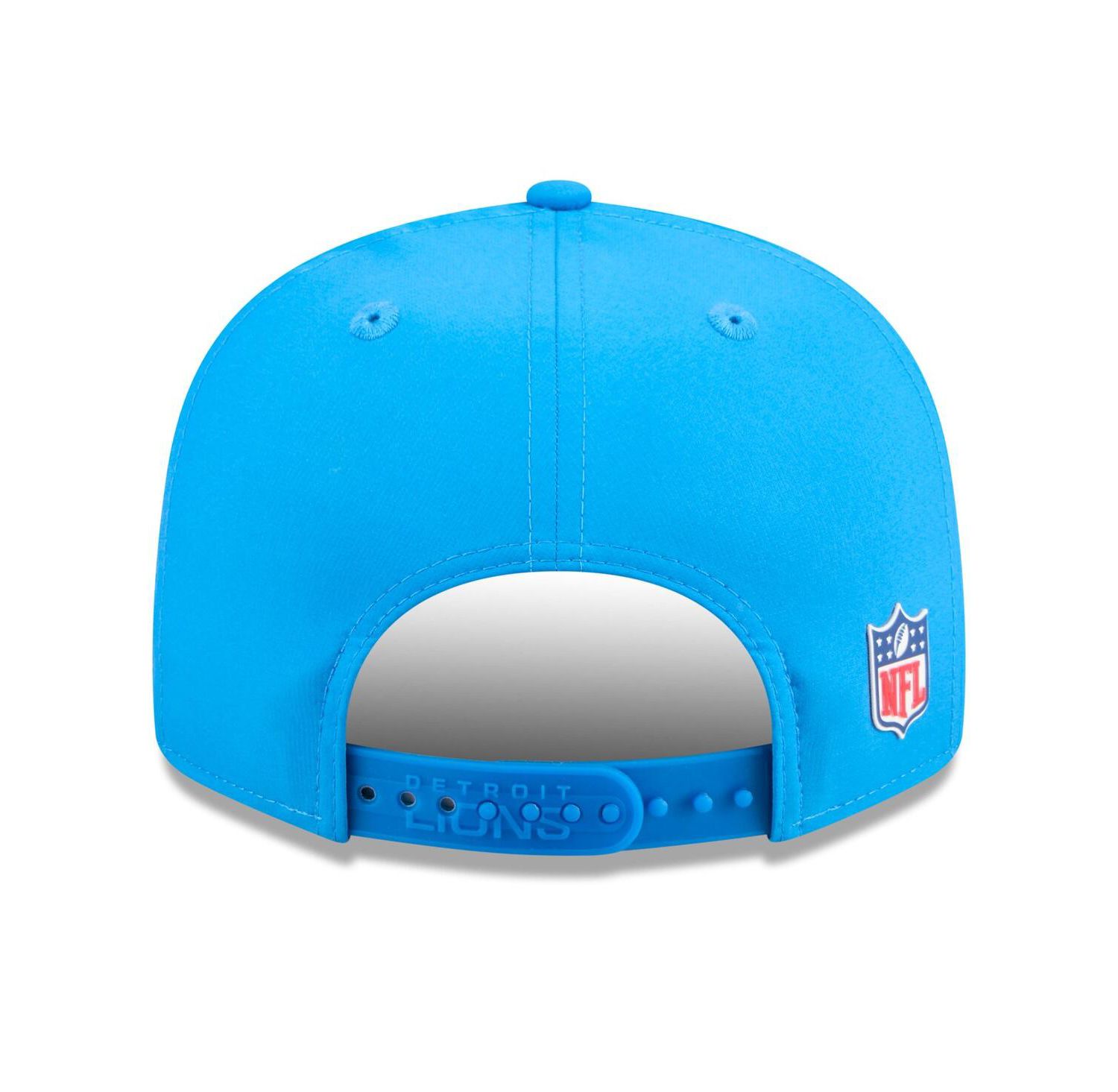 Men's Blue Detroit Lions 2025 Sideline Throwback Split Panel 9FIFTY Snapback Hat