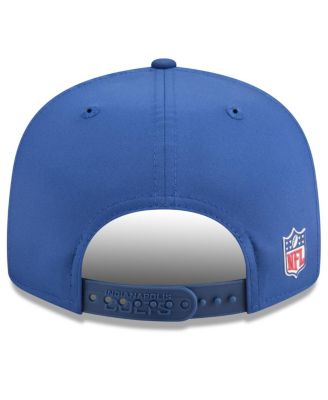 Men's Royal Indianapolis Colts 2025 Sideline Split Panel 9FIFTY Snapback Hat