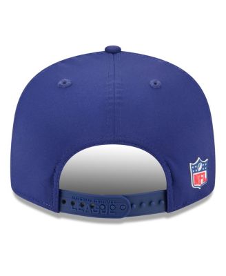 Men's Blue NFL 2025 Sideline Split Panel 9FIFTY Snapback Hat