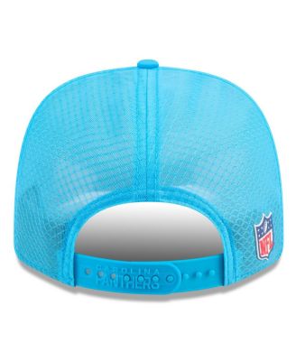 Men's Blue Carolina Panthers 2025 Sideline 9SEVENTY Trucker Adjustable Hat