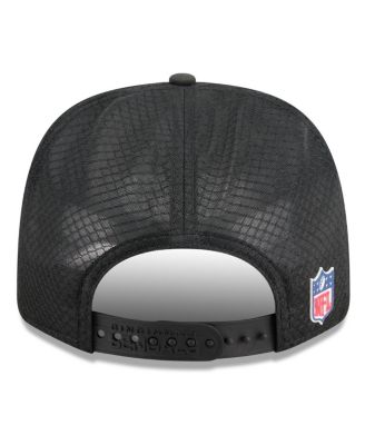 Men's Black Cincinnati Bengals 2025 Sideline 9SEVENTY Trucker Adjustable Hat