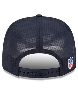 Men's Navy Dallas Cowboys 2025 Sideline 9SEVENTY Trucker Adjustable Hat