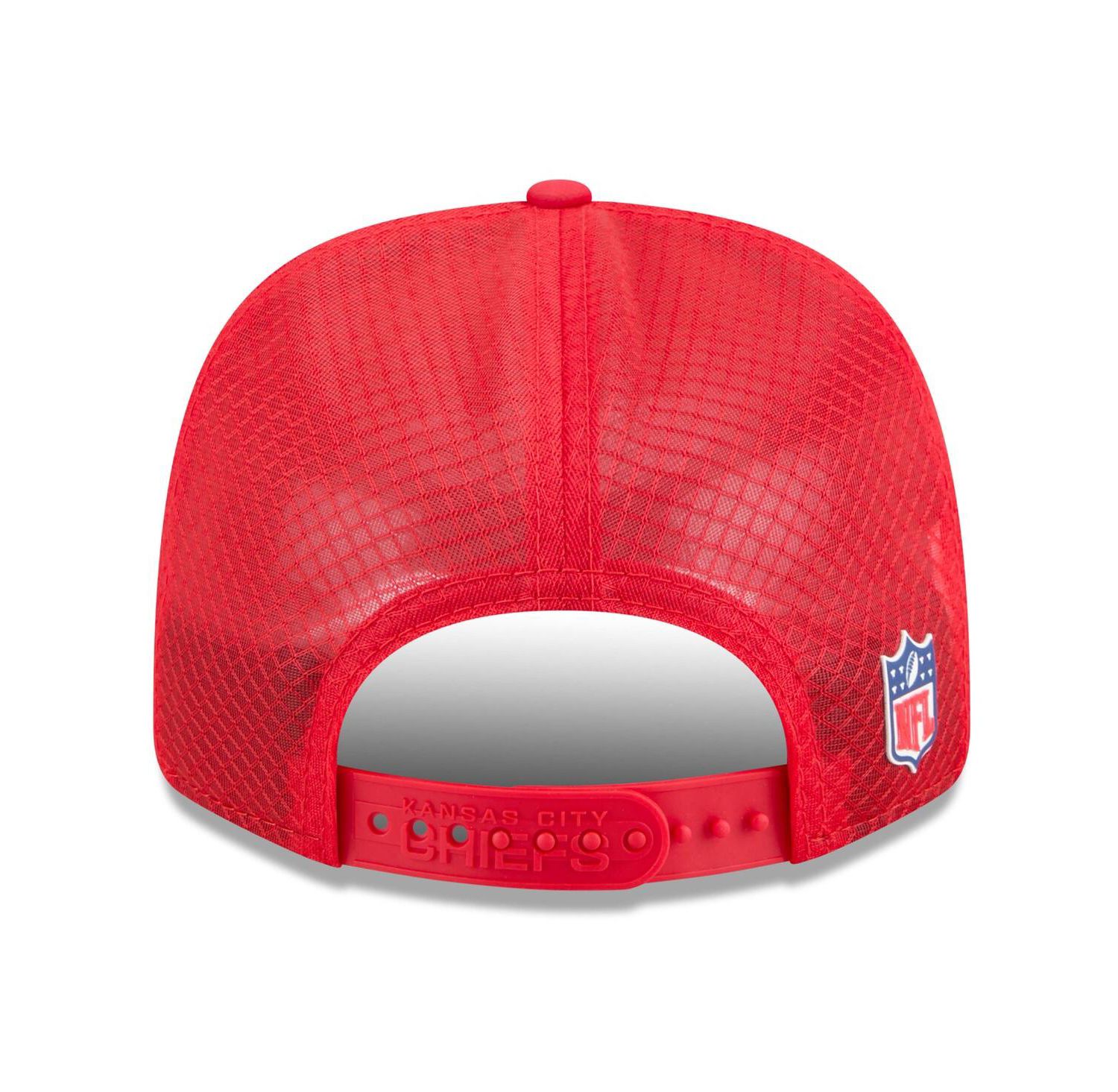 Men's Red Kansas City Chiefs 2025 Sideline 9SEVENTY Trucker Adjustable Hat