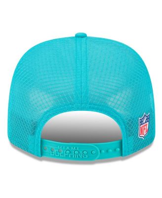 Men's Aqua Miami Dolphins 2025 Sideline 9SEVENTY Trucker Adjustable Hat