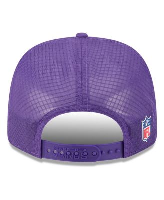 Men's Purple Minnesota Vikings 2025 Sideline 9SEVENTY Trucker Adjustable Hat