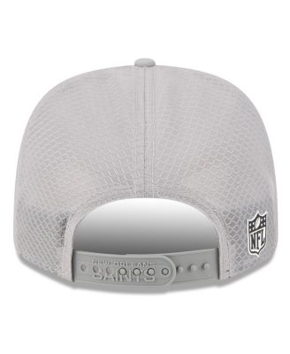 Men's Gray New Orleans Saints 2025 Sideline 9SEVENTY Adjustable Trucker Hat