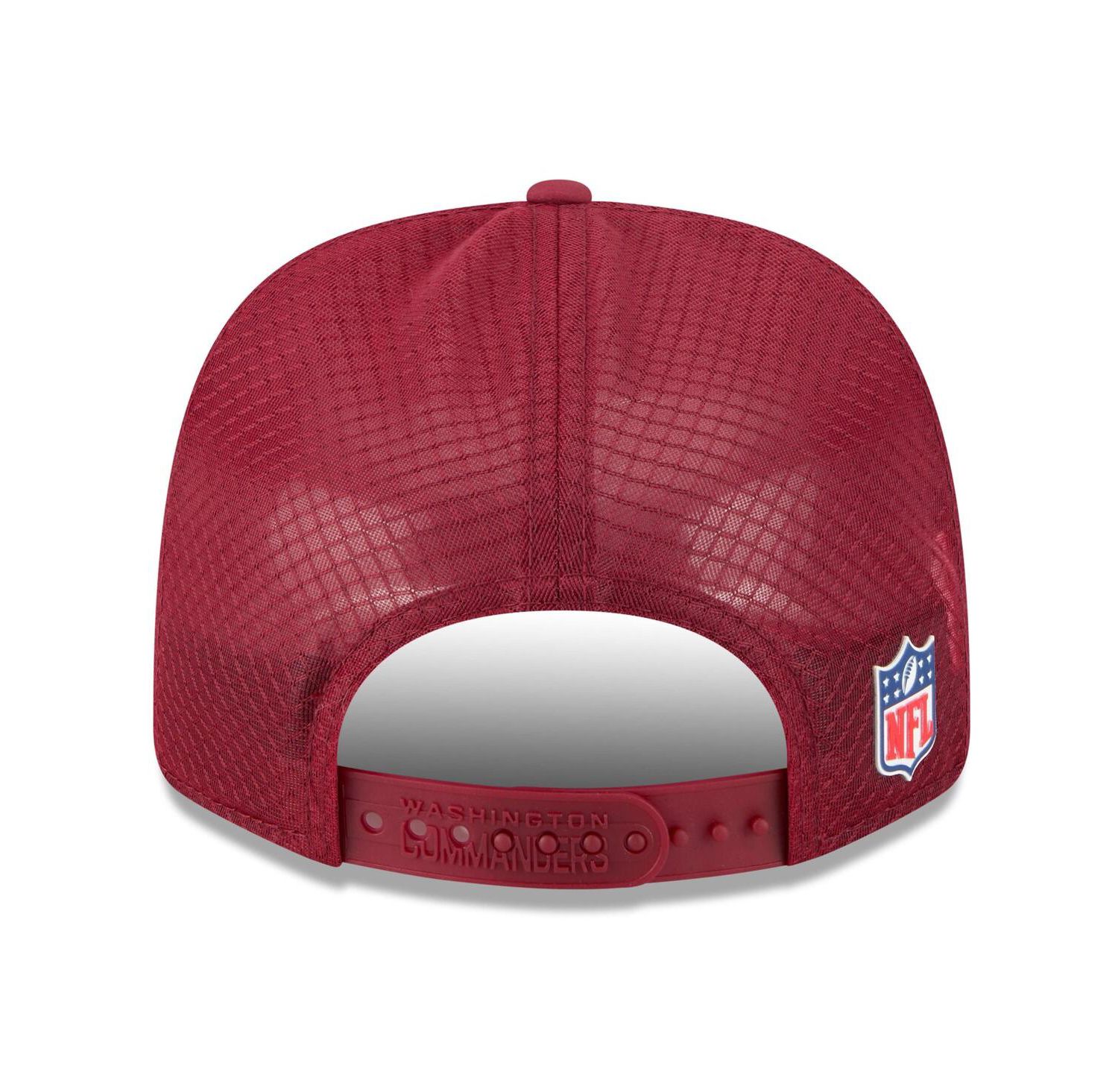 Men's Burgundy Washington Commanders 2025 Sideline 9SEVENTY Trucker Adjustable Hat