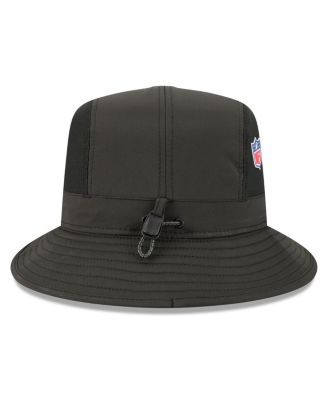 Men's Black Cincinnati Bengals 2025 Sideline Bucket Hat
