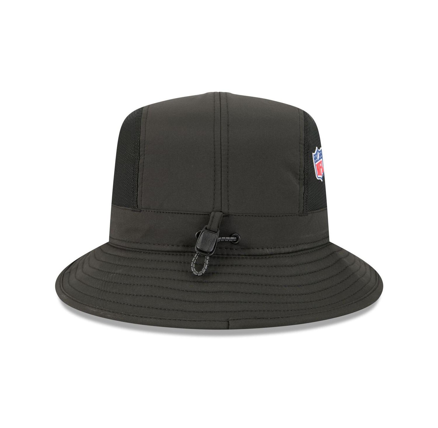 Men's Black Cincinnati Bengals 2025 Sideline Bucket Hat