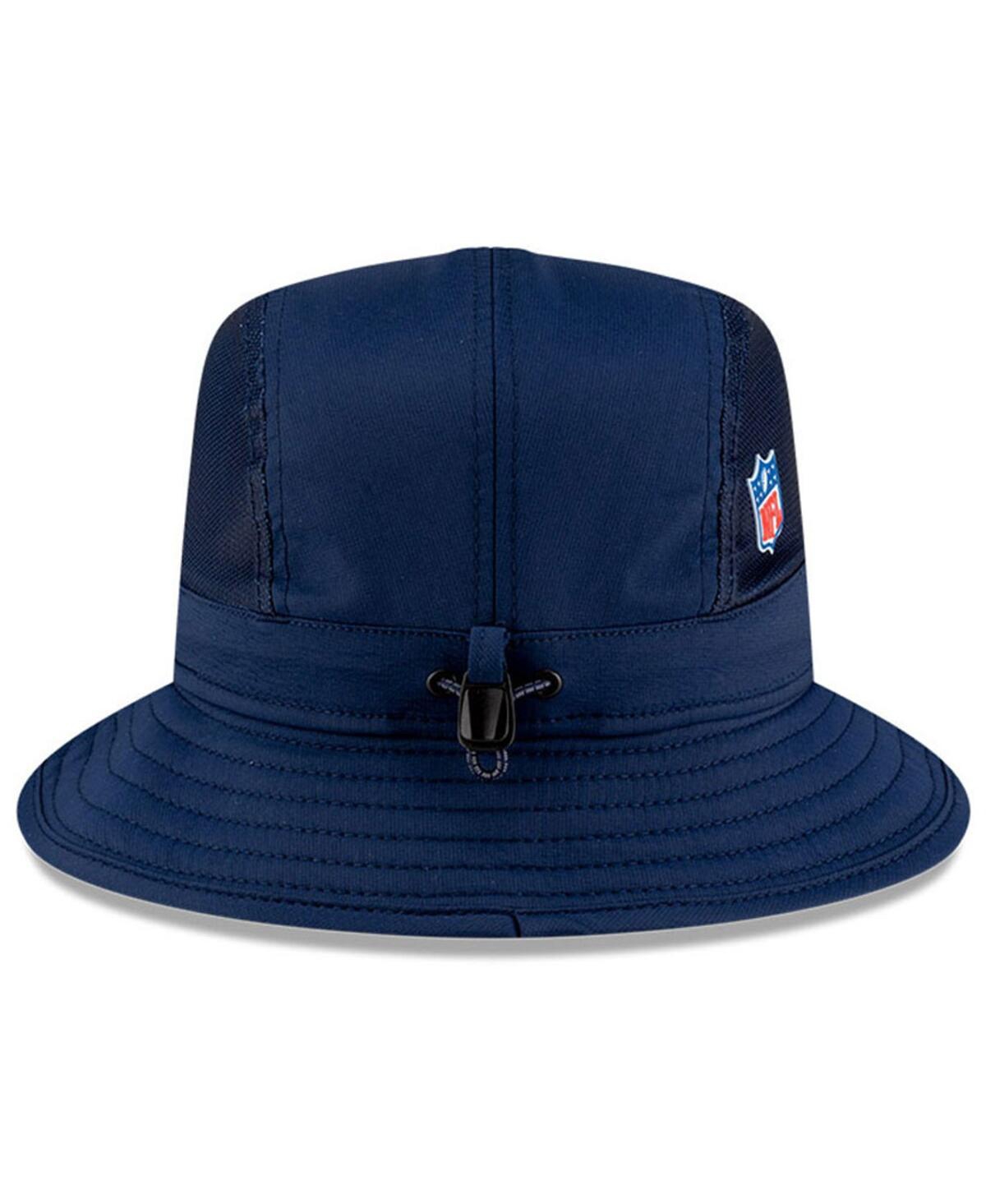 New Era Men's Navy Dallas Cowboys 2025 Sideline Bucket Hat In Blue