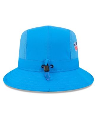 Men's Blue Detroit Lions 2025 Sideline Bucket Hat