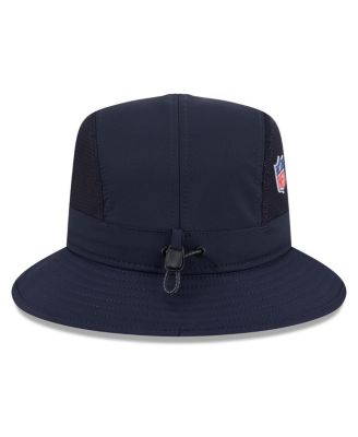 Men's Navy Houston Texans 2025 Sideline Bucket Hat