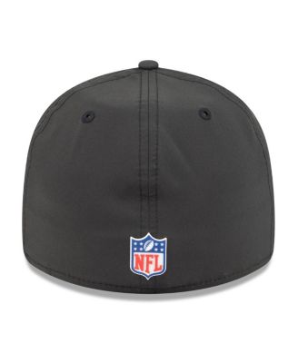 Men's Black Baltimore Ravens 2025 Sideline Retro Crown 59FIFTY Fitted Hat