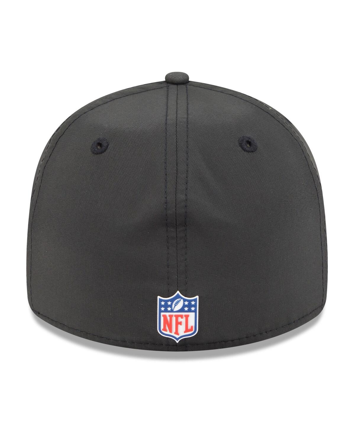 New Era Men's Black Las Vegas Raiders 2025 Sideline Retro Crown 59fifty Fitted Hat In Black