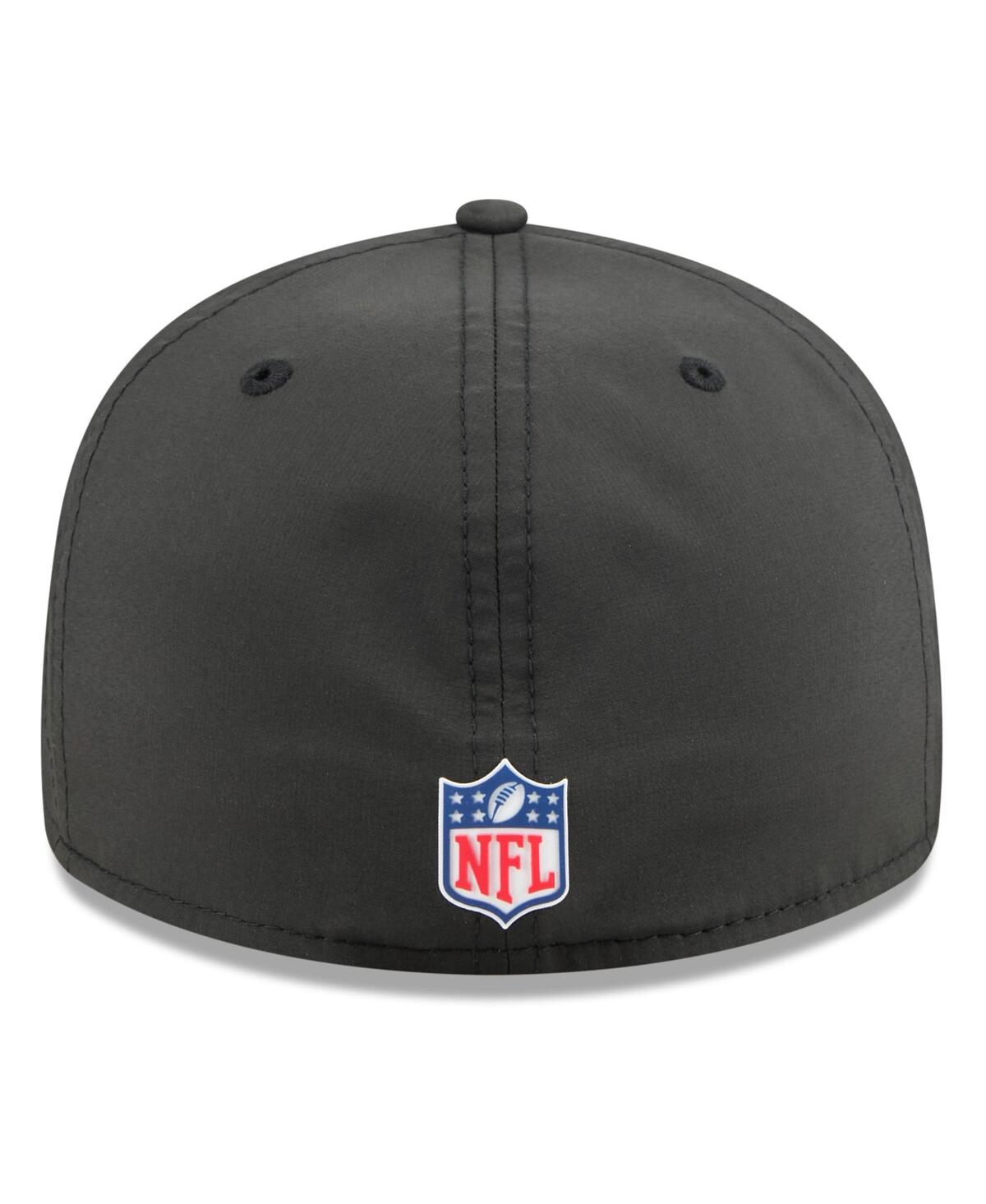 New Era Men's Black Pittsburgh Steelers 2025 Sideline Retro Crown 59fifty Fitted Hat In Black