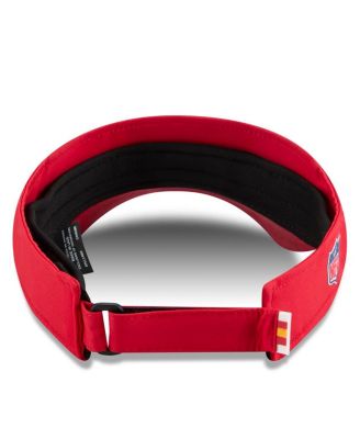Men's Red Kansas City Chiefs 2025 Sideline Visor Hat