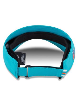 Men's Aqua Miami Dolphins 2025 Sideline Visor Hat