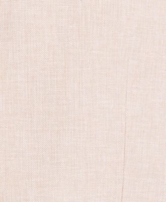 Men's Slim-Fit Linen-Blend Suit Separates Vest