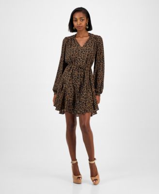 Women's Wanda Long Sleeve Flare Dress