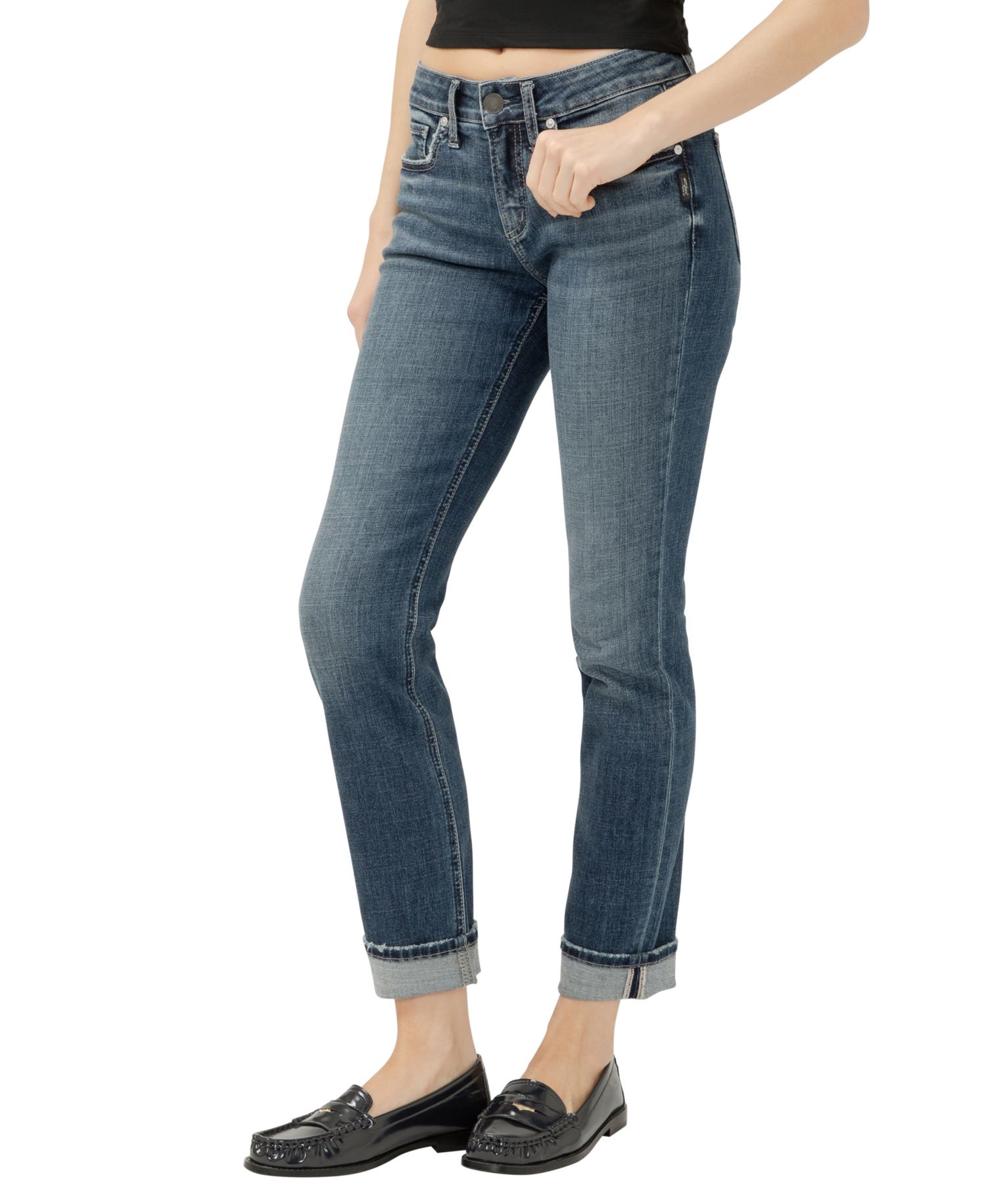 Women's Suki Mid Rise Curvy Fit Skinny Leg Jeans