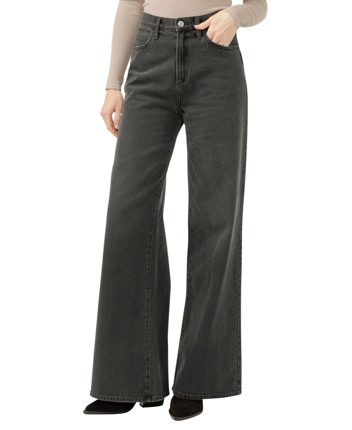 Women's Highly Desirable High Rise Ultra Wide Leg Jeans