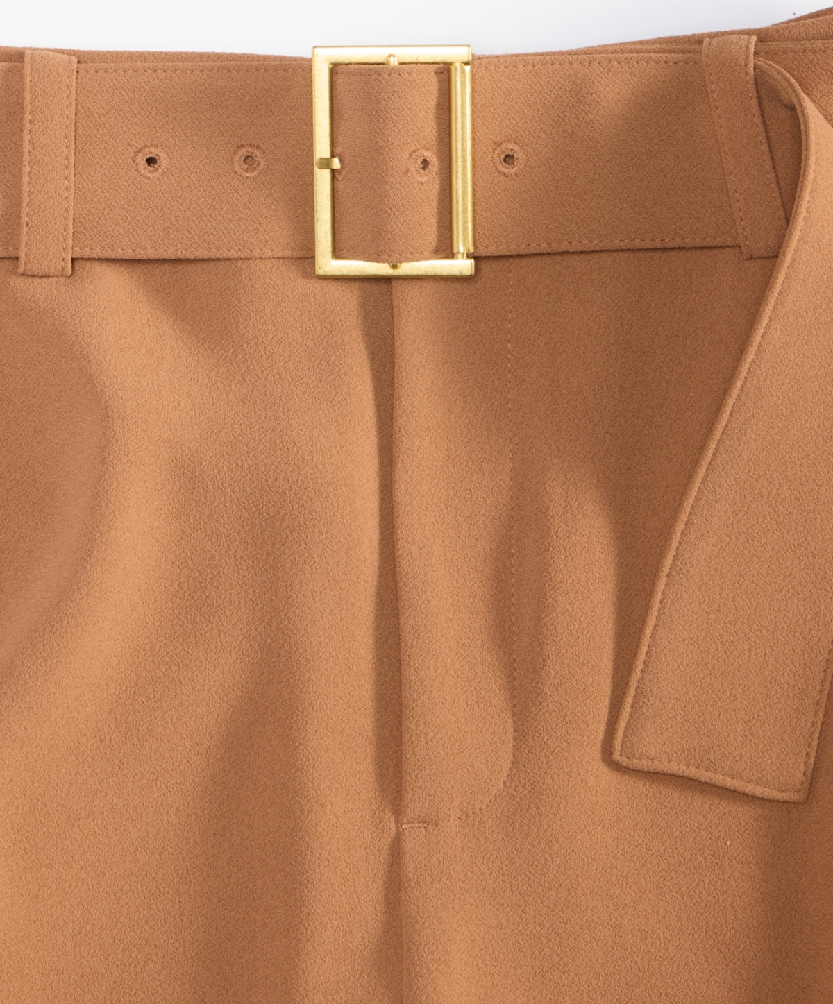 Inc International Concepts Women's Belted High-rise Wide-leg Pants, Macy's Exclusive In Brown