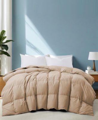 Noiseless Lightweight Goose Feather Down Comforter, California King