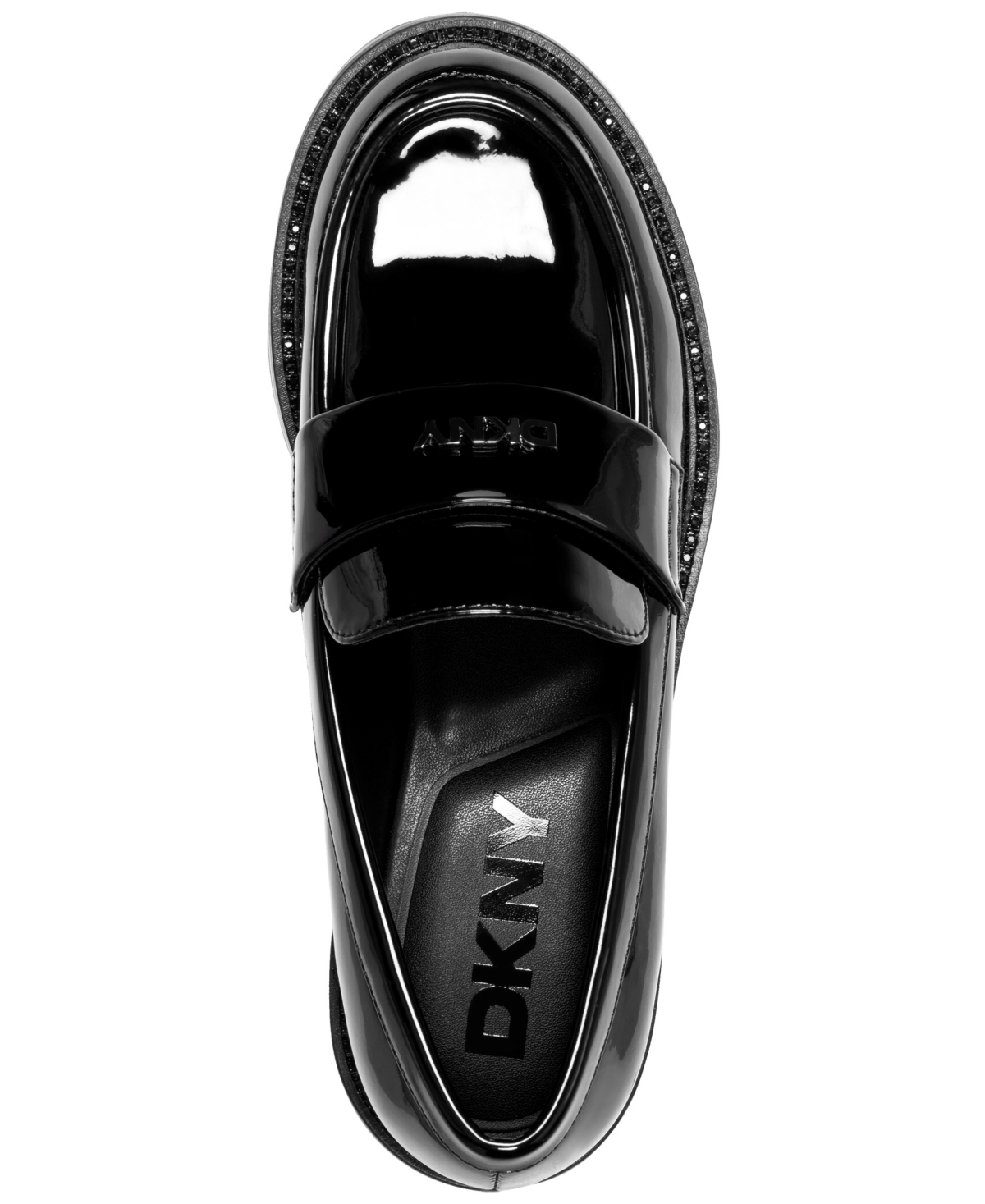 Dkny Women's Civelli Heeled Slip-on Loafers In Black