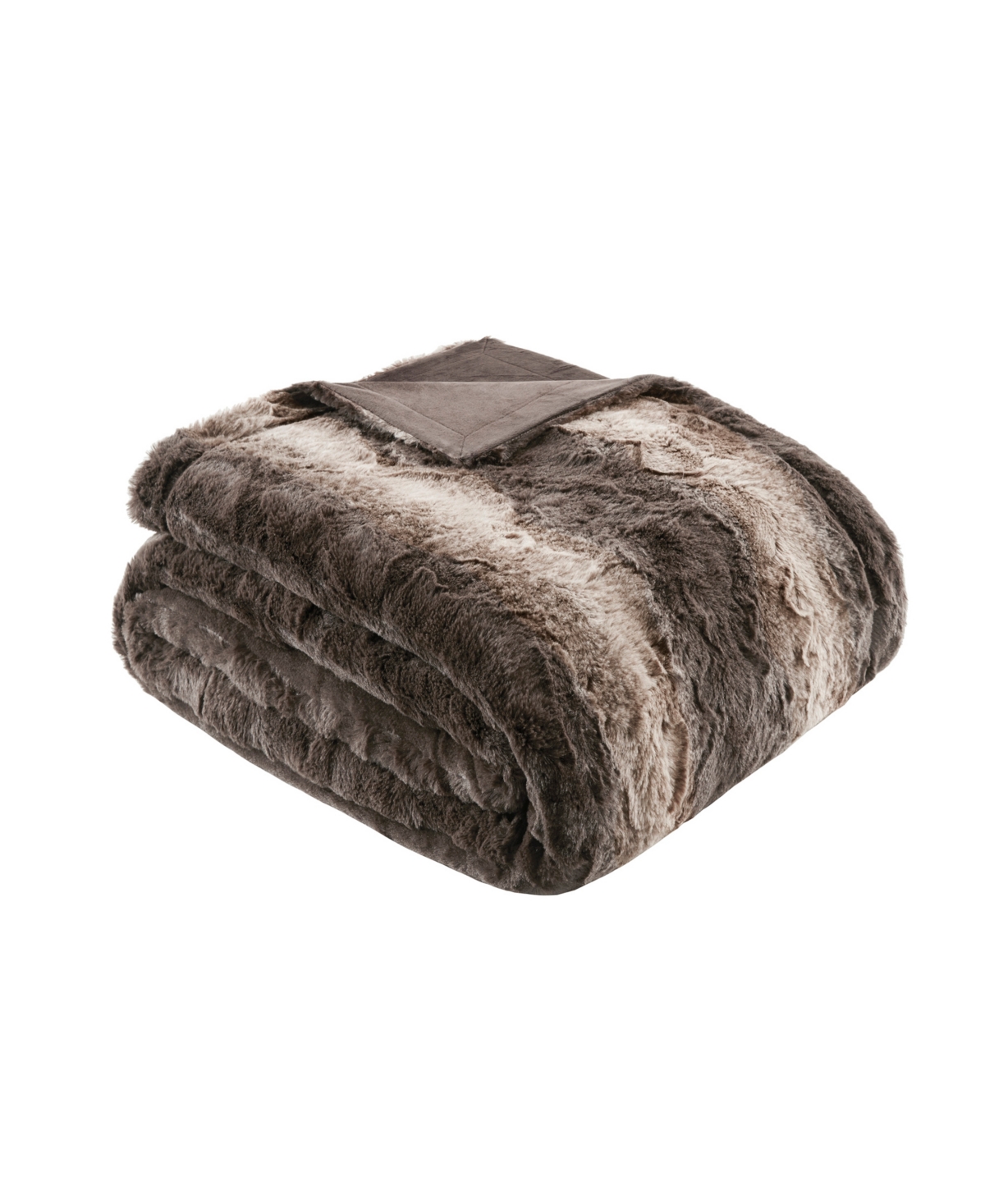 Madison Park Zuri Faux-fur Throw, 50" X 60" In Multi
