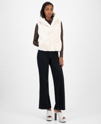 Women's Sophy Faux-Fur Hooded Vest