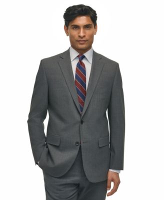 Men's Classic-Fit Stretch Wool Blend Suit Separates Jacket