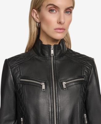 Women's Mikel Racer Leather Jacket